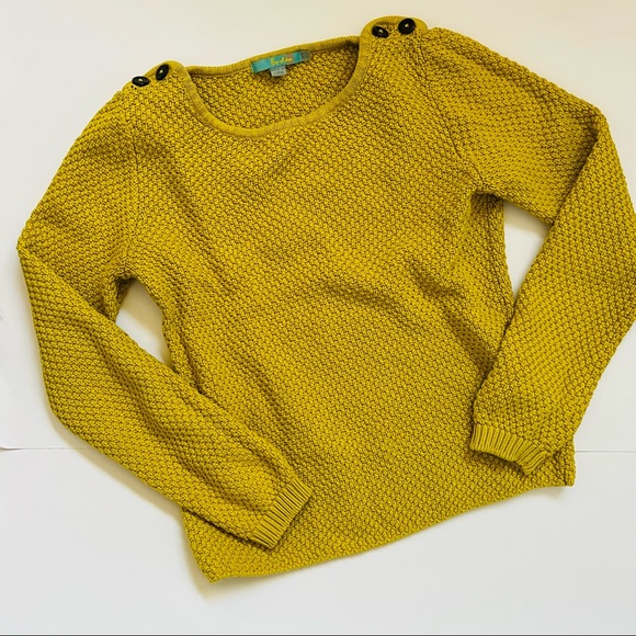 Boden Sweaters - PRICE FIRM Boden Sz 4 chartreuse green sweater chunky knit